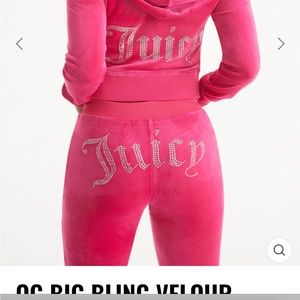 Juicy OG bling track pants, size XS
